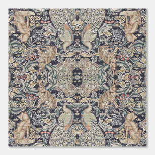 Papier Peint William Morris Rabbit, Peacock et Fox
