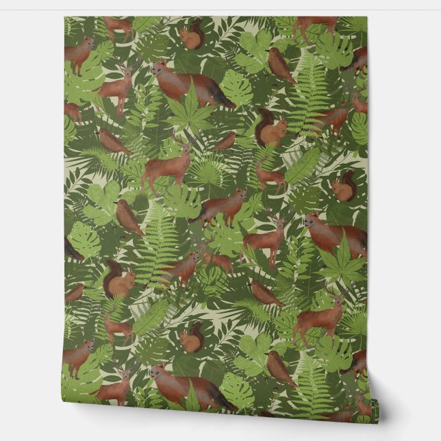 Papier peint Woodland (Déroulement)