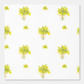 Papier Peint Yellow Floral Bouquet Wallpaper (Recto)