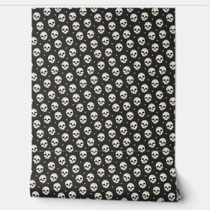 Papier Peint Yeux crâniens sur gris foncé