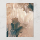 Papier Peintre moderne stylé mariage terre cuite sarcelle (Dos)