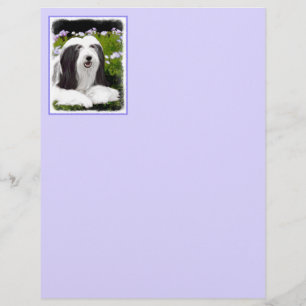 Papier Peinture à collie à poils - Joli art original de c