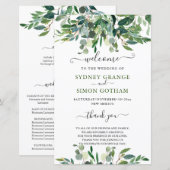 PAPIER PEINTURE À L'EAU RUSTIQUE EUCALYPTUS VERT (Devant / Derrière)