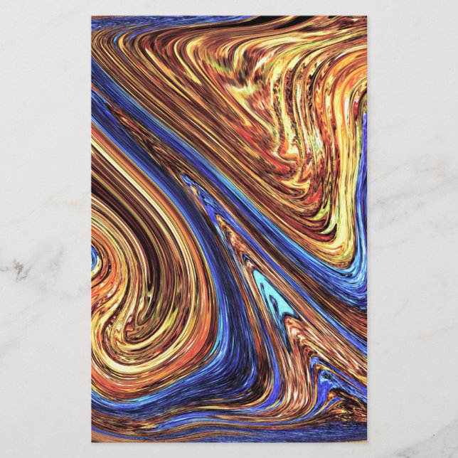 Papier Peinture Abstraite (Devant)