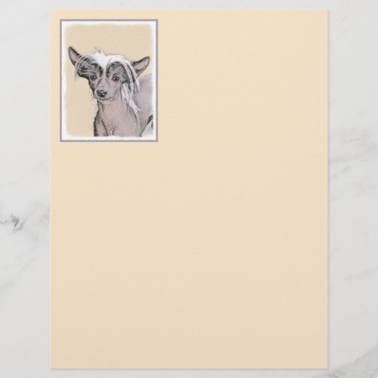 Papier Peinture Chinoise sans cheveux peint art original (Devant)