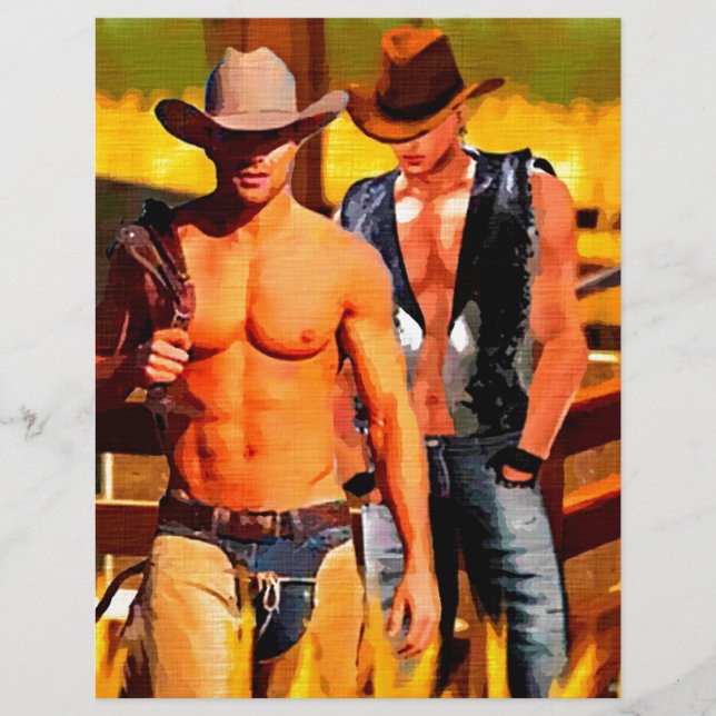 Papier Peinture : Corral de Cowboy (Devant)