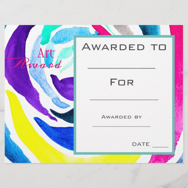 Papier Peinture d'aquarelle (Devant)