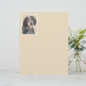 Papier Peinture de linge bluetick - mignon chien original (Debout devant)