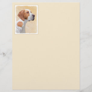 Papier Peinture de pointeur - jolie art original de chien