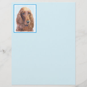 Papier Peinture de Setter irlandais - Joli art original d