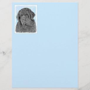 Papier Peinture de Terre-Neuve - Cute Original Chien Art