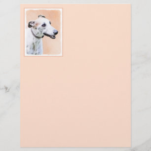 Papier Peinture Greyhound - Cute Original Chien Art