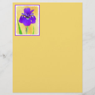 Papier Peinture Iris à pois pourpre - Chien original mign
