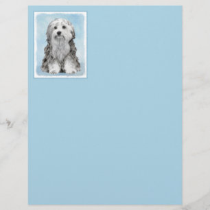 Papier Peinture Lowchen - Cute Original Chien Art