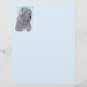 Papier Peinture Mastiff Neopolitan - Art Chien original