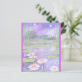 Papier Peinture nuit étoile à l'étang (Debout devant)