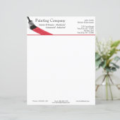 Papier Peinture Peintre Service Société Pinceau Rouge (Debout devant)