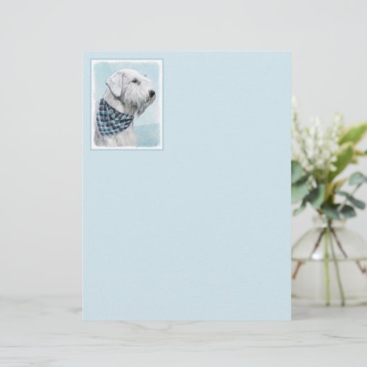 Papier Peinture Sealyham Terrier - Cute Original Chien Ar (Debout devant)