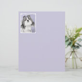 Papier Peinture Shih Tzu - Cute Original Chien Art (Debout devant)