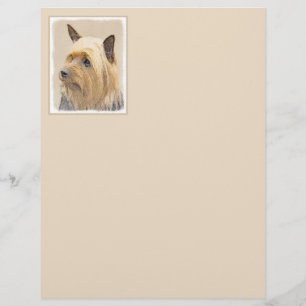 Papier Peinture Silky Terrier - Cute Original Chien Art