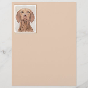Papier Peinture Vizsla - Joli art original chien