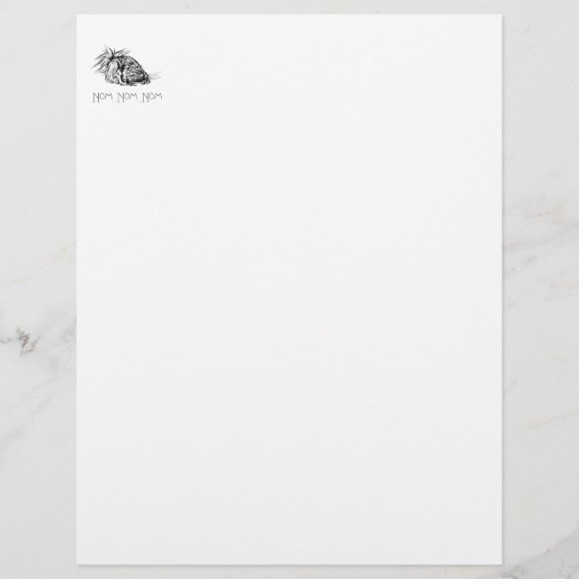 Papier Peke mangeur enthousiaste (Devant)