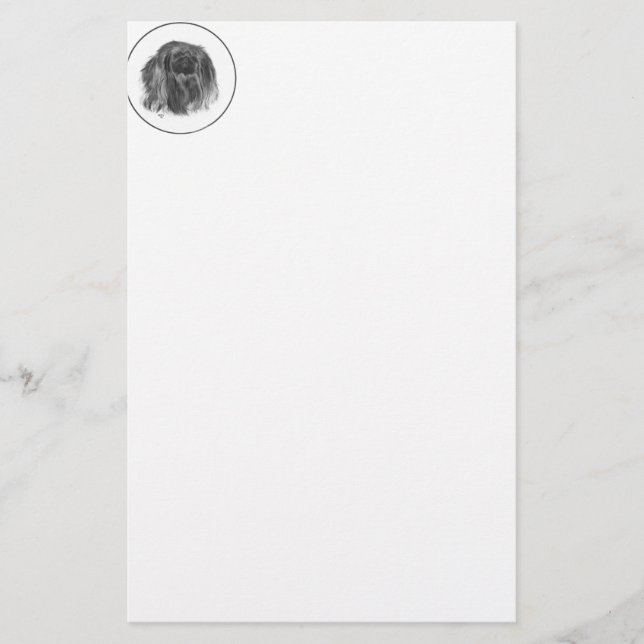Papier Pékinois foncé (Devant)