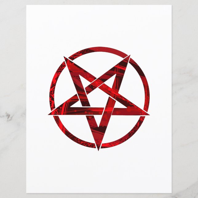 Papier Pentagram Red Devil (Devant)