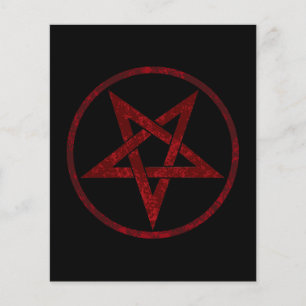 Papier Pentagram Red Devil