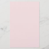 Papier Peonies roses Floral Baby Dedication Invitation (Dos)