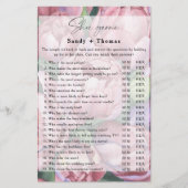 Papier Peony roses - Chaussure jeu de nage (Devant)