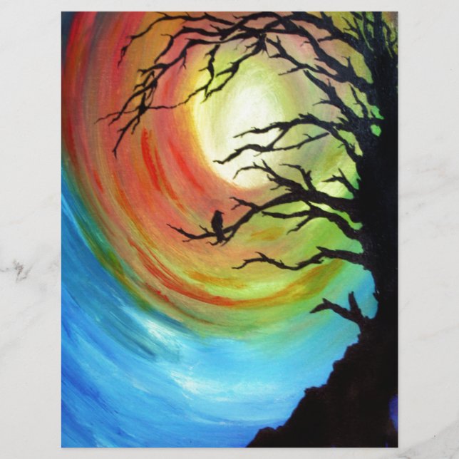 Papier Perdu dans le noir (Devant)