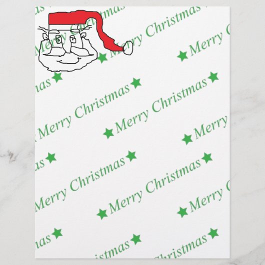 Papier Père Noël (Devant)
