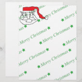 Papier Père Noël (Devant / Derrière)