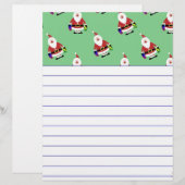 Papier Père Noël (Devant / Derrière)