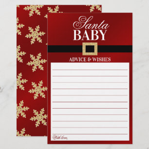 Papier Père Noël Baby Baby shower de Noël Conseils et s