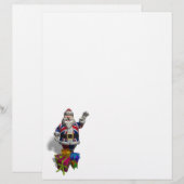 Papier Père Noël du Royaume-Uni (Devant / Derrière)