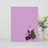 Papier Père Noël pourpre (Debout devant)