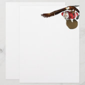 Papier Père Noël Pourrait Venir Un Peu Plus Tard (Devant / Derrière)