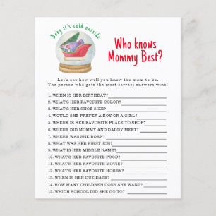 Papier Père Noël traîneau - Qui connaît maman mieux