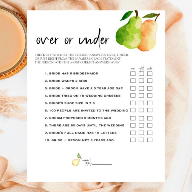 Papier Perfect Pear - Couples Douche sur ou sous le jeu (Créateur téléchargé)