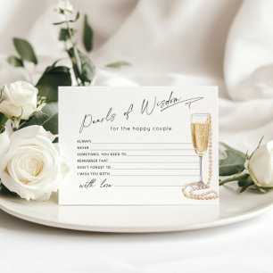 Papier Perles de sagesse Conseils et voeux nuptiale