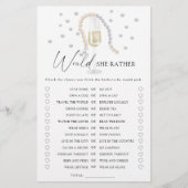 Papier Perles - Elle préfère le jeu de douche nuptiale (Devant)