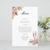 Papier Perles Pétales & Prosecco Floral Fête des mariées  (Debout devant)