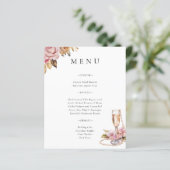 Papier Perles Pétales & Prosecco Floral Fête des mariées  (Debout devant)