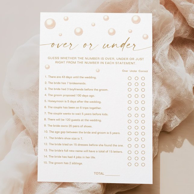 Papier Perles Poursuivre la Fête des mariées sur ou sous  (Créateur téléchargé)