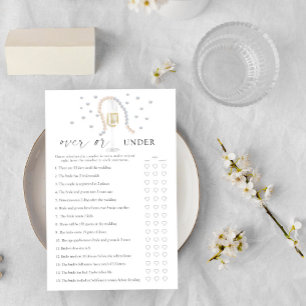 Papier Perles,Prosecco - Au-dessus ou en dessous du jeu d