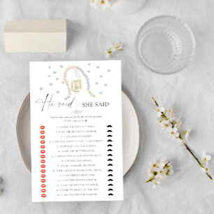 Papier Perles & Prosecco - Il a dit, elle a dit, Baby Sho