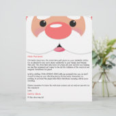 Papier Personalized Letter From Santa Claus to Children (Debout devant)
