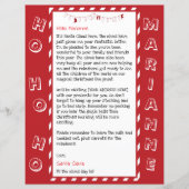 Papier Personalized Letter From Santa For Kids (Devant)